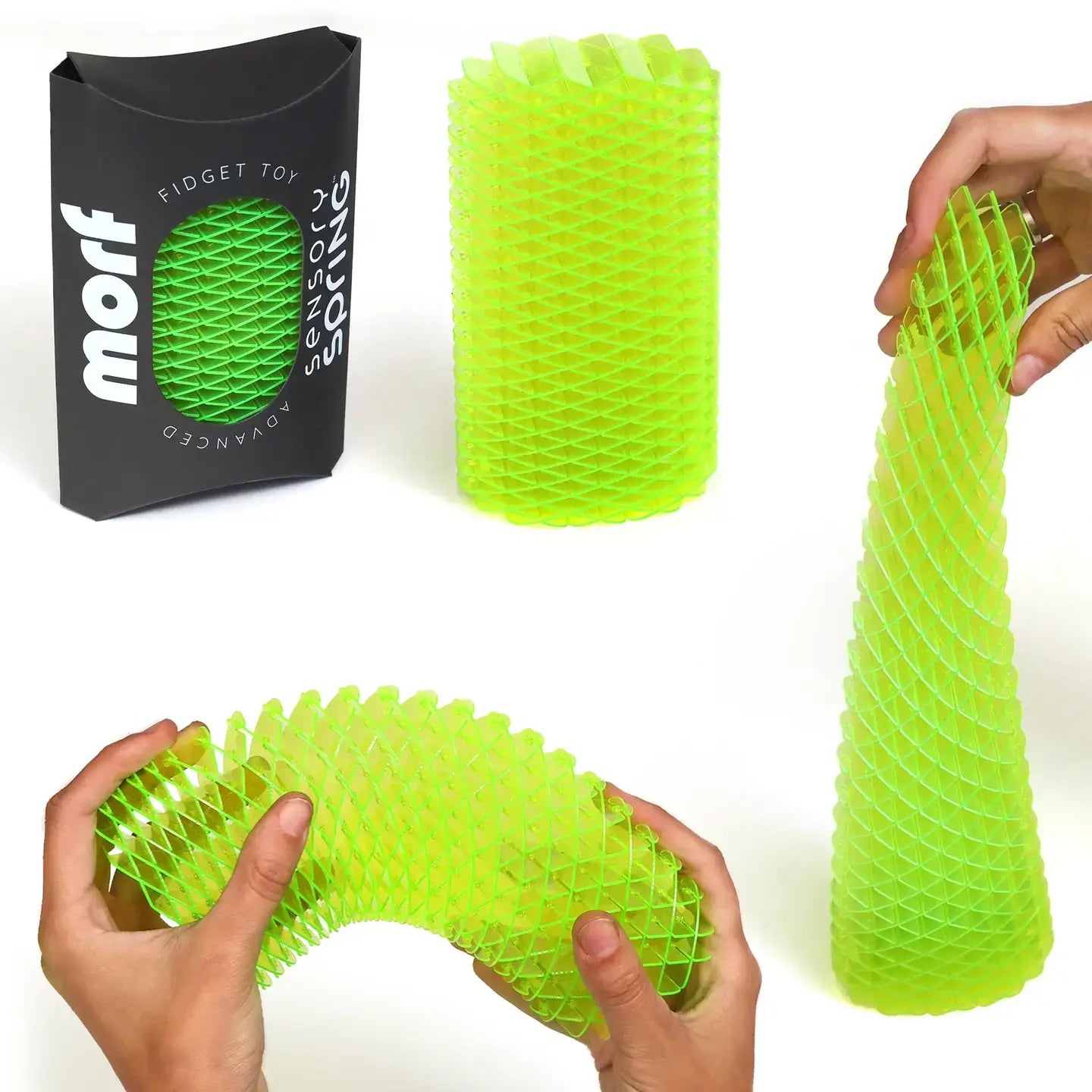 Sensory Fidget Worm Toy – Spring Green