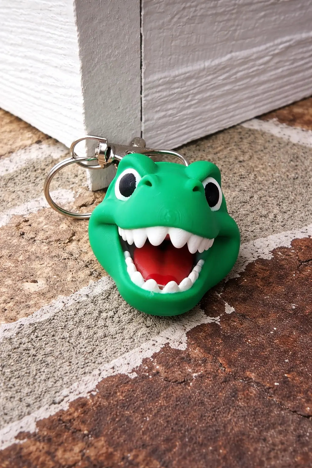 Dinosaur Head Clicker Keychain – Fidget Toy