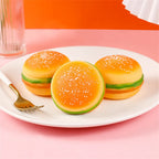 Fun Hamburger Stress Ball | Squishy Fidget Toy for Anxiety Relief