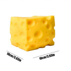 Squishy Cheese Cube Fidget Toy | Slow Rebound Stress Relief Sensory Toy