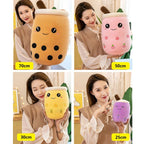 Boba Stuffed Animal, Bubble Tea Toy, Kawaii Novelty Figure, Cute Room Decor Desk Accessory For Kids
