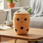 Boba Stuffed Animal, Bubble Tea Toy, Kawaii Novelty Figure, Cute Room Decor Desk Accessory For Kids